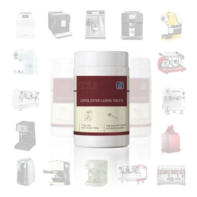 100pcs 2g καθαριστικό μηχανής καφέ αποσβεστήρα δισκίο για συντήρηση μηχανής Espresso