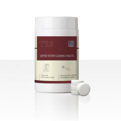 100pcs 2g καθαριστικό μηχανής καφέ αποσβεστήρα δισκίο για συντήρηση μηχανής Espresso